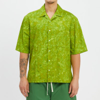 S.K. MANOR HILL Aloha Shirt Green Marble GREEN MARBLE