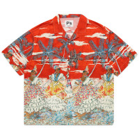 PRESIDENT'S Rangi Over P'S Caraibian Print Washed Rust