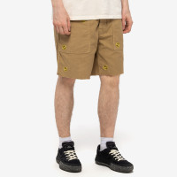 PRESIDENT'S Berm. Fatigue P'S Back Satin Embroidery Happy SSW SAND