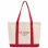 Sporty & Rich SR Sport TWO Tone Tote NATURAL/RUBY