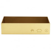 MISTER GREEN Trifecta Logo BOX Brass