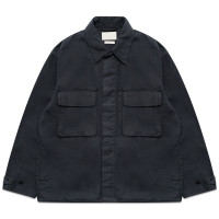 YOKE Garment DYE Work Shirt Jacket DARK NAVY