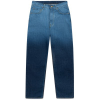 YOKE Bleach OUT 5P Straight Denim Pants INDIGO