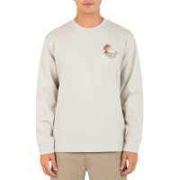 Hurley Fairbanks Fleece Crew Bone