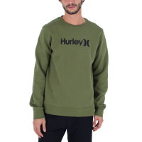 Hurley Seasonal OAO Crew Fleece MOS GREEN
