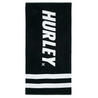 Hurley Fastlane 2 Stripe Towel BLACK