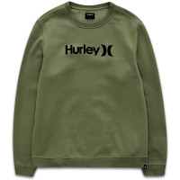 Hurley Seasonal OAO Crew Fleece MOS GREEN