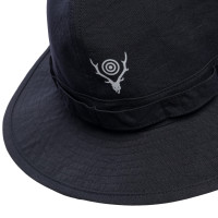 South2 West8 Jungle HAT - Nylon Oxford BLACK