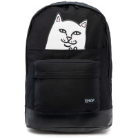 RIPNDIP Lord Nermal Velcro Hands Backpack BLACK