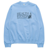 Sporty & Rich Health & Fitness Crewneck SKY BLUE