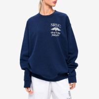 Sporty & Rich Yatch Club Crewneck NAVY