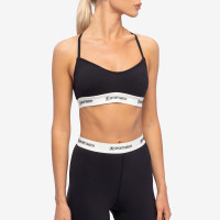 Sporty & Rich 80S Runner Sports Bralette BLACK