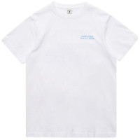Sporty & Rich NEW Drink Water T Shirt White/Atlantic