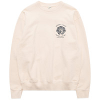Sporty & Rich Hotel Crewneck CREAM/NAVY
