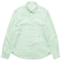 Sporty & Rich SRC Tencel Shirt Washed Kelly/White