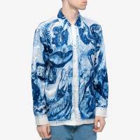 ENDLESS JOY Hypnic Jerk Blue Long Sleeve Shirt BLUE
