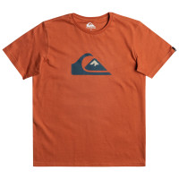 Quiksilver Comp Logo B Tees BAKED CLAY