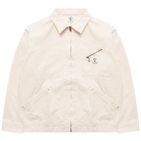 South2 West8 Work Jacket - Cotton Canvas OFF WHITE