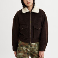 Levi's® Baby Bubble Wool Trucker Jacket MOLE - BROWN