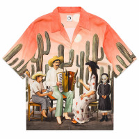 ENDLESS JOY Acordeonero Pink Short Sleeve Shirt SALMON PINK