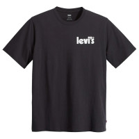 Levi's® MEN SS Relaxed FIT TEE Brand Poster Caviar - Black