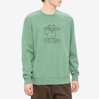 RIPNDIP Shroom CAT Crewneck Sweater PINE
