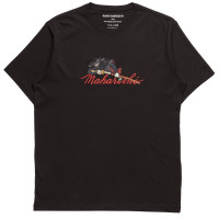 MAHARISHI 4501 Ninjutsu Embroidered T-shirt BLACK