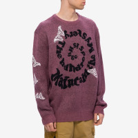 The Hundreds Spiral Sweater DUSTY PURPLE