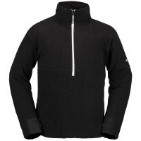 Volcom Polar Fleece Mock 1/2 ZIP BLACK