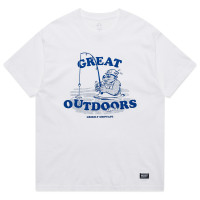 Grizzly Catch OF THE DAY SS TEE White
