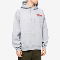Thrasher Outlined Chest Logo Hood GREY