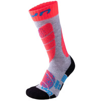 UYN SKI Junior LIGHT GREY/CORAL FLUO