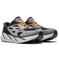 HOKA ONE ONE M Clifton L Suede BLACK/LUNAR ROCK