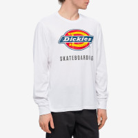 Dickies Skateboarding L/S Logo TEE White