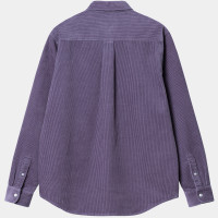 Carhartt WIP L/S Madison Cord Shirt GLASSY PURPLE / BLACK