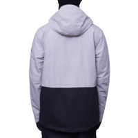 686 M Smarty 3-in-1 Form Jacket WHITE HEATHER CLRBLK