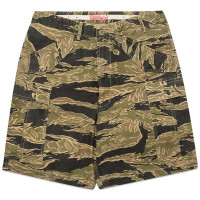 MAHARISHI 4292 Tigerstripe Loose Cargo Shorts MINT GOLD