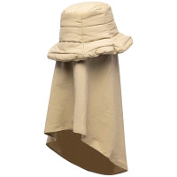XENIA TELUNTS THE Snug-scarf Bucket HAT BEIGE