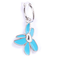 Perks And Mini Floating Warped Gestures Earring Azure Blue