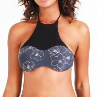 Billabong Nightfall High Neck BLACK PEBBLE