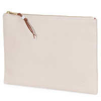 Herschel Network Large - Mesh Cream Nubuck Leather