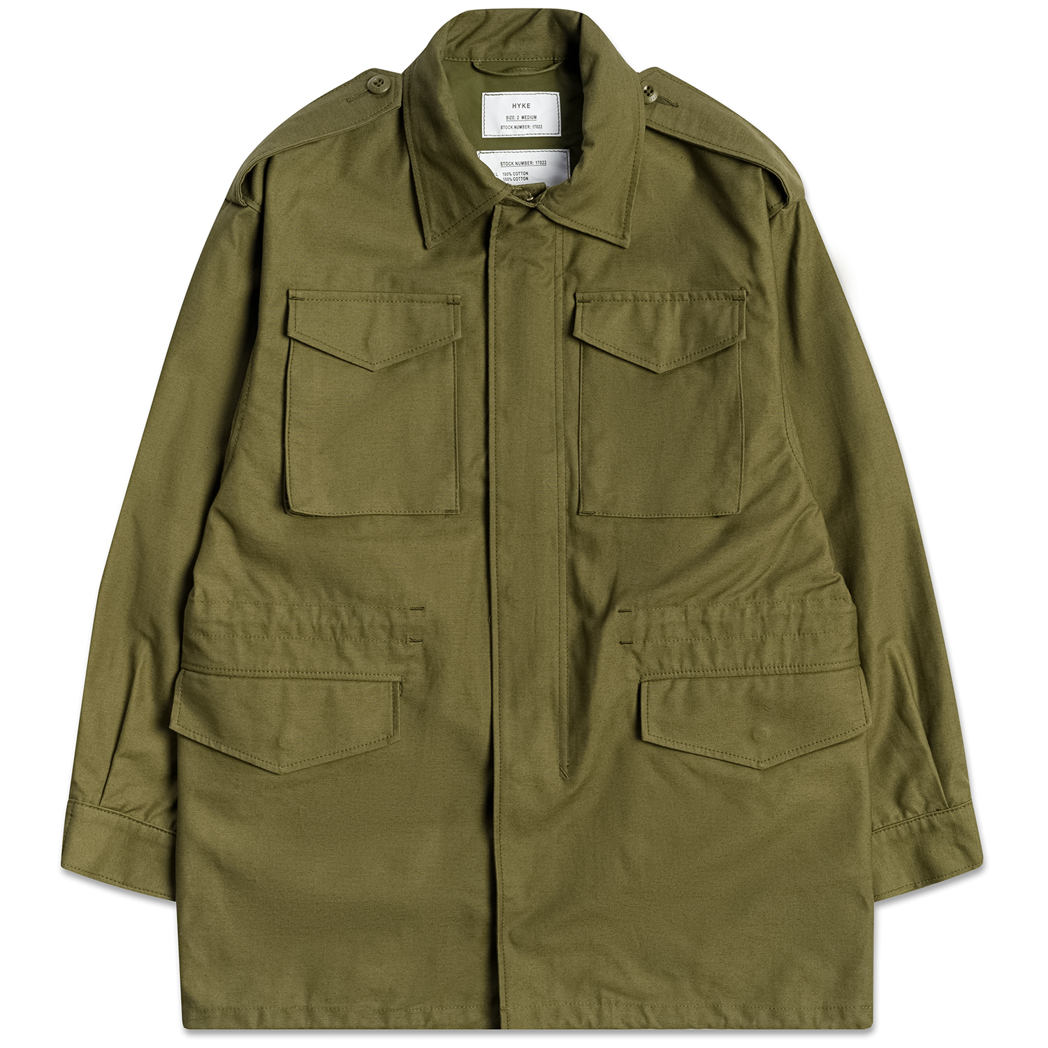 Куртка городская HYKE M-51 Type Field Jacket/big FIT FW22 купить в